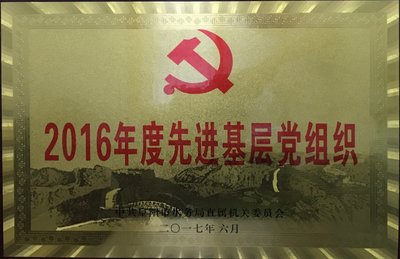 2016年先进基层党组织