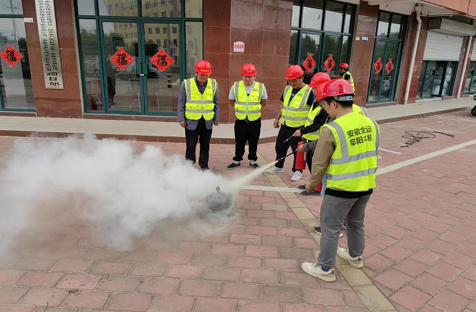 裕安区水体综合治理项目—裕安水厂改扩建（苏埠镇管网改造）工程灭火应急演练活动